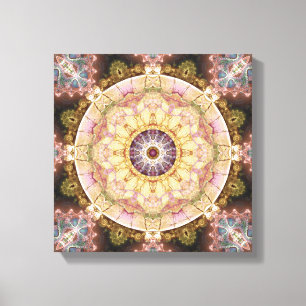 Mandalas aus dem Herzen des Wandels 2 gepackte Lav Leinwanddruck