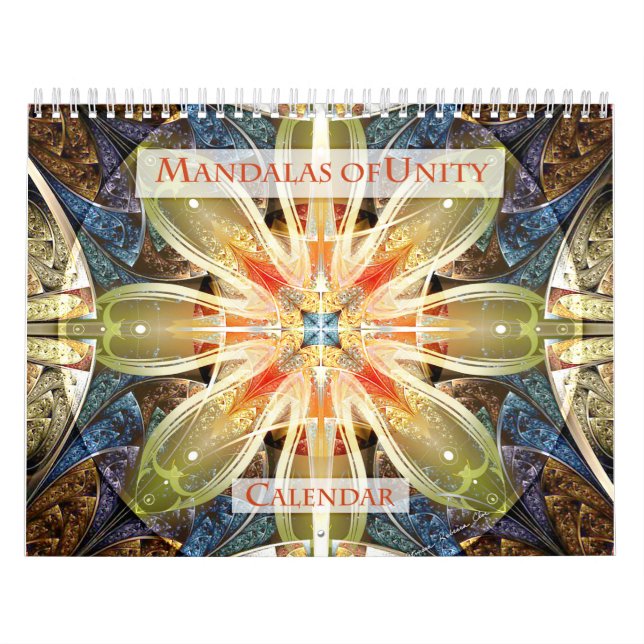 Mandalas des Einheitskalenders Kalender (Titelbild)