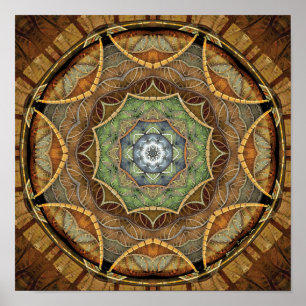 Mandalas des Verzeihens und gibt Plakat 25 frei