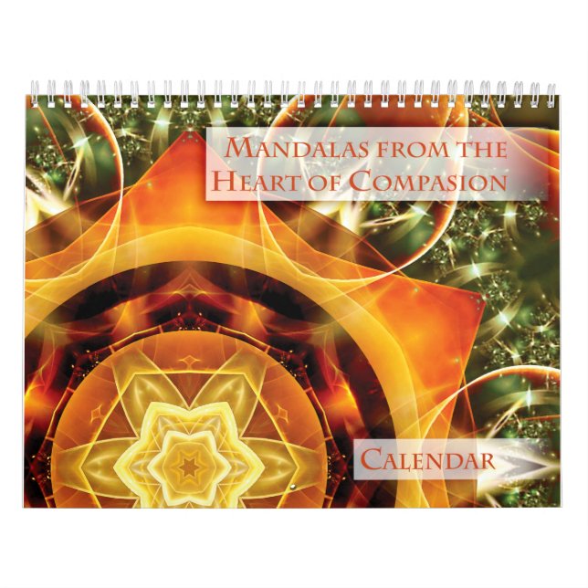 Mandalas du calendrier du coeur de la compassion (Protection)