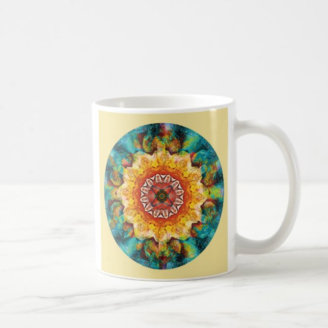 Mandalas du coeur de la reddition, no. 4, tasse (Droite)