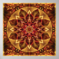 Mandalas from the Heart of Change 15 Poster