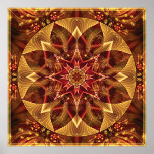 Mandalas from the Heart of Change 15 Poster