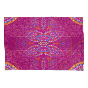 Mandalas in gemischten Pinselfarben wiederholen Mu Kissenbezug