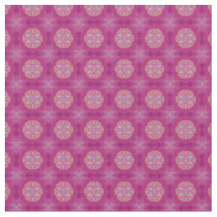 Mandalas mit rosa gemischten Wiederholmustern Stoff