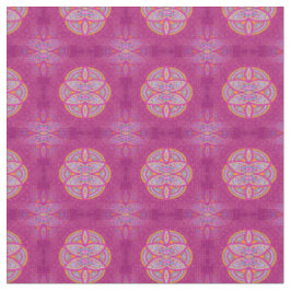 Mandalas mit rosa gemischten Wiederholmustern Stoff