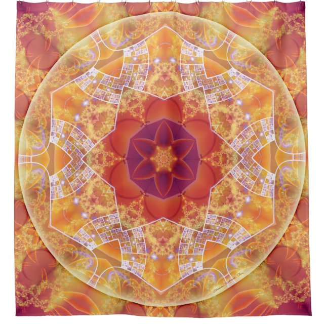 Mandalas pendant des périodes de rideau en douche (Devant)