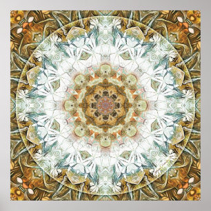 Mandalas pour les temps de transition 11 Poster