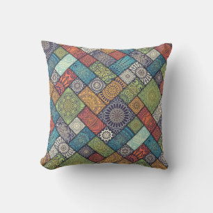 Mandalas quadrieren Rechtecke mit Farbmuster Kissen