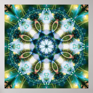 Mandalas vom Herzen des Plakats der Änderungs-13 Poster