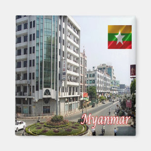MANDALAY, Myanmar, Birma, Asien, Kühlschrank Magnet