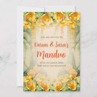 Mandap Mahurat lädt Digital ein Einladung