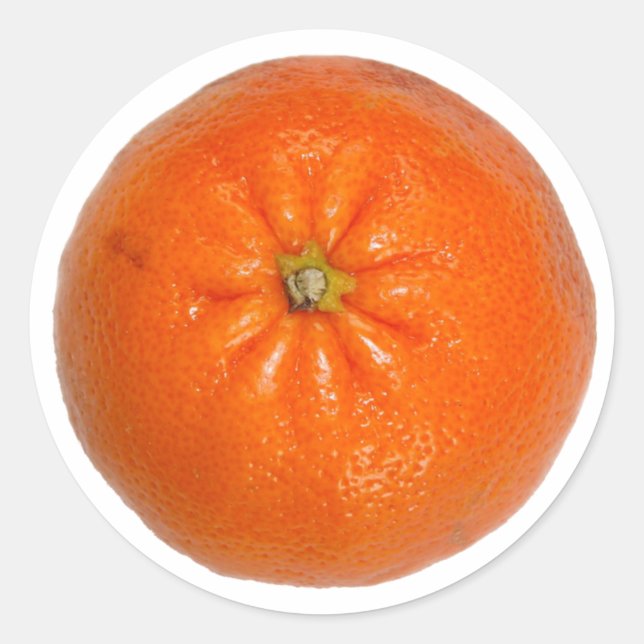 MANDARIN 2 RUNDER AUFKLEBER (Vorderseite)