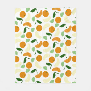 Mandarin Citrus Fleecedecke