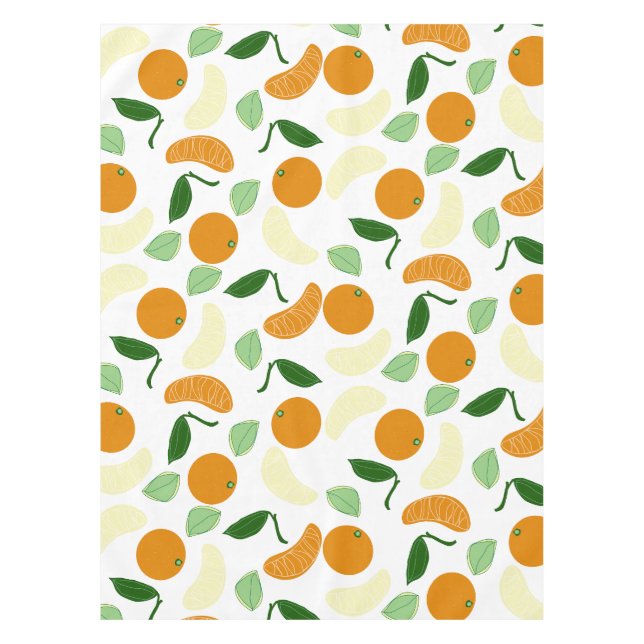 Mandarin Citrus Tischdecke (Vorderseite)