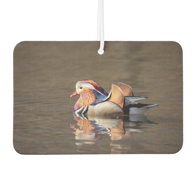 Mandarin Duck Autolufterfrischer (Vorderseite)
