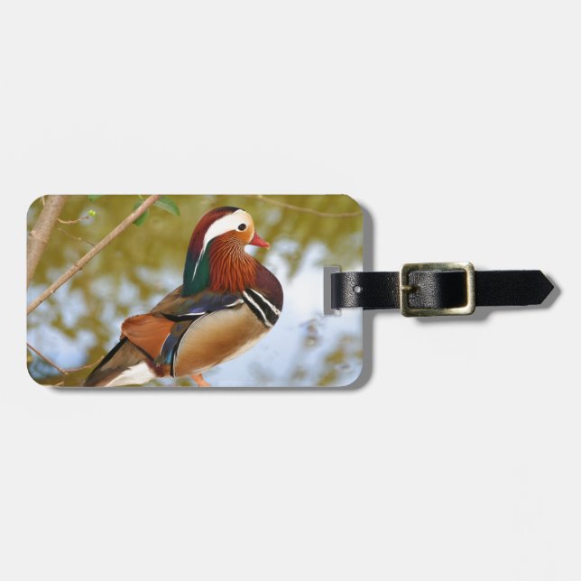 Mandarin Duck Gepäckanhänger (Vorderseite horizontal)