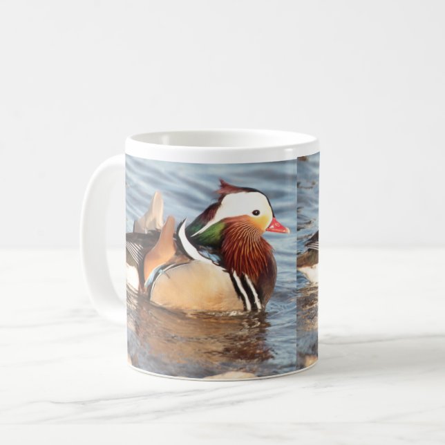 Mandarin Duck Kaffeetasse (Vorderseite Links)