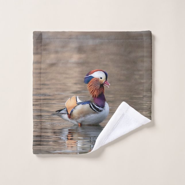 Mandarin Duck Waschlappen (Waschlappen)