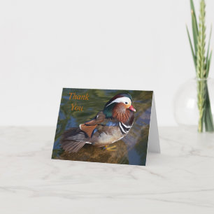 Mandarin-Enten-Dankeskarte Dankeskarte