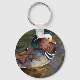 Mandarin-Enten-Schlüsselanhänger Schlüsselanhänger