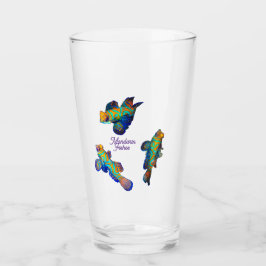 Mandarin-Fische Glas