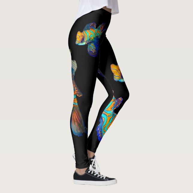 Mandarin-Fische  Leggings (Rechts)