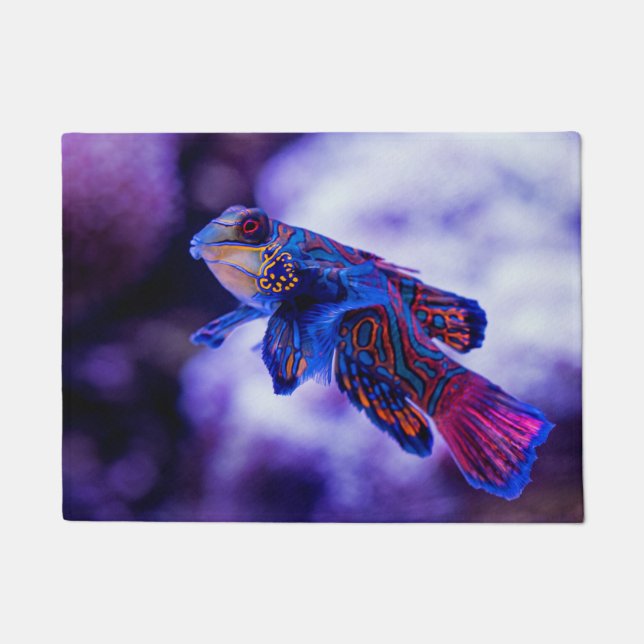 Mandarin Goby Fish Doormat Fußmatte (Vorderseite)