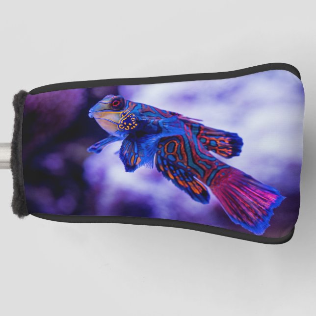 Mandarin Goby Fish Golf Headcover (Vorderseite)
