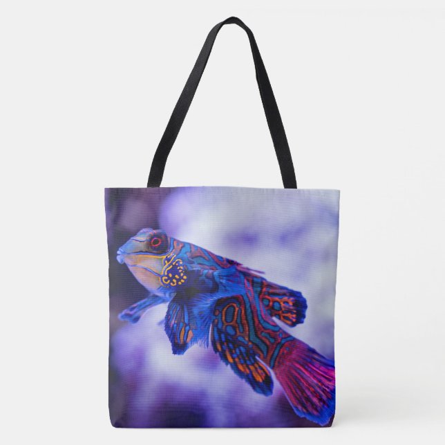 Mandarin Goby Fish Tote Bag Tasche (Vorderseite)