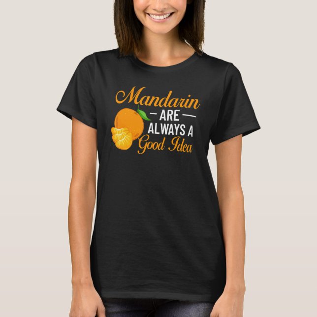 Mandarin Orange Tree Frucht Pflanze Juice Fresh Ca T-Shirt (Vorderseite)