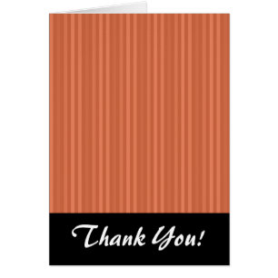 Mandarin Orange Vertical Stripes