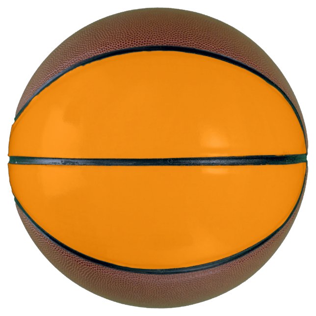 Mandarin Solid Color | Classic | elegant Basketball (Vorderseite)