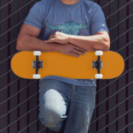 Mandarin Solid Color | Classic | elegant Skateboard