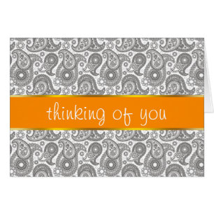 Mandarine Black Paisley