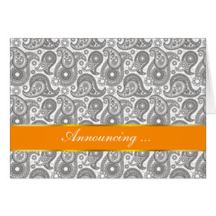 Mandarine Black Paisley