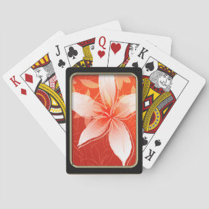 Mandarine Blume Kartenspielen Spielkarten