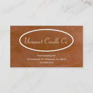 Mandarine Candle Company Business Card Visitenkarte