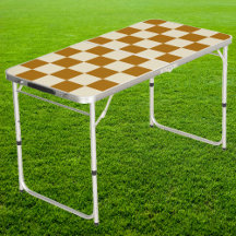 Mandarine & Creme Schachbrett Tailgate