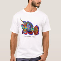 Mandarine Dragonet Goby-Fisch-T - Shirt