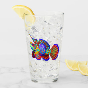 Mandarine Dragonet Riff-Fisch-Glas-Trommel Glas