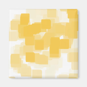 "Mandarine" Geometrische Kunst Magnet