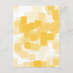 "Mandarine" Geometrische Kunst Postkarte
