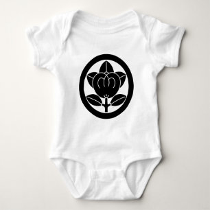 Mandarine in Kreis Baby Strampler