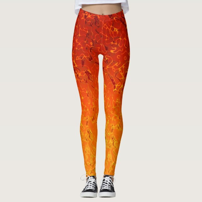 Mandarine Leggings (Vorderseite)
