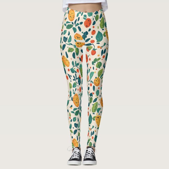Mandarine Leggings (Vorderseite)