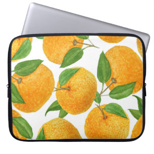 Mandarine Mandarine Illustration: Vibrant Watercol Laptopschutzhülle