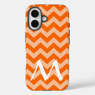Mandarine marokkanische Moods Chevrons mit Monogra title_seo2