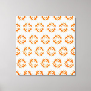 Mandarine Moderne Sonnenaufgänge Leinwanddruck