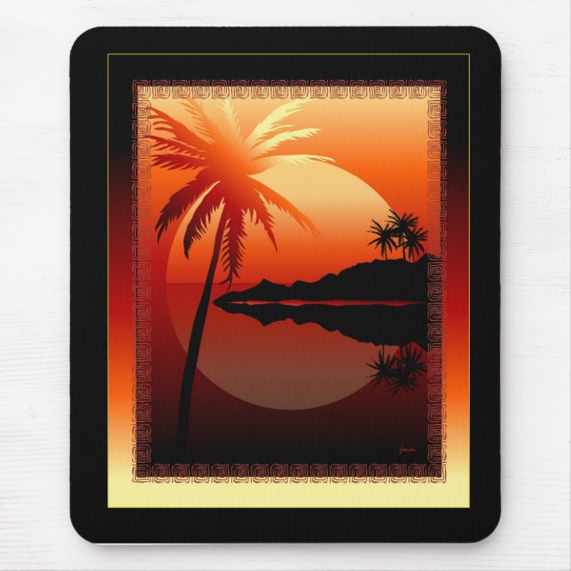 Mandarine Mousepad (Vorne)